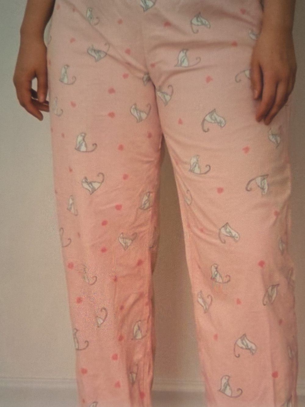 J CREW😻New😻Cat & Heart Pajama/Lounge Pants - Picture 5 of 5